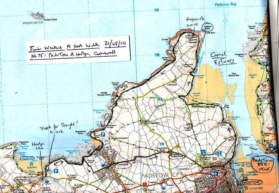 Padstow Map