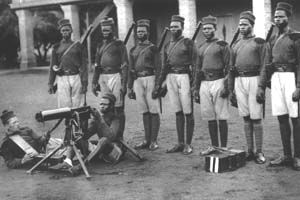 The Machine Gun Section No.1 Company, Gold Coast Regiment