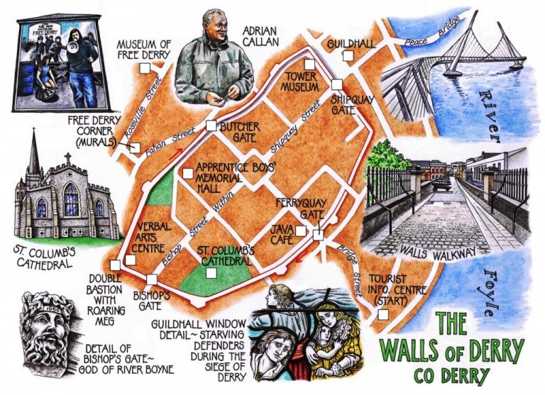 Claire's map The Walls of Derry