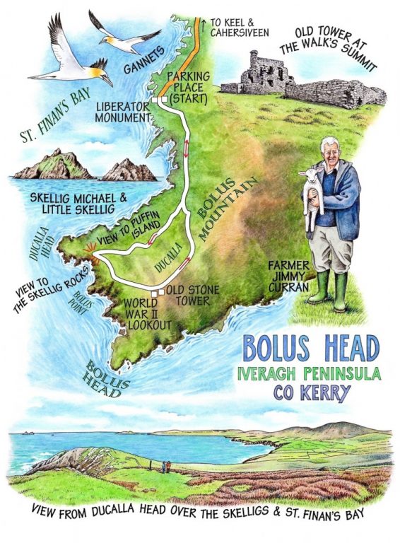 Claire's map - Walk of the Week - No. 121 - Bolus Head copy