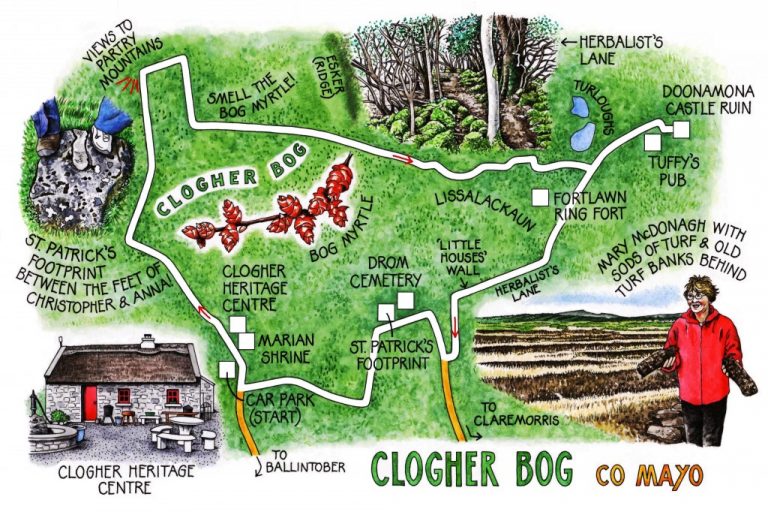 Walk of the Week - 29 May - Clogher Bog Claire's map